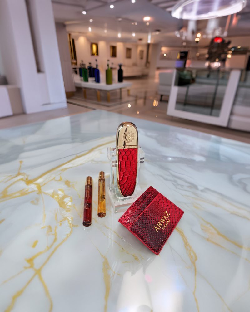 Red Travel set by Ahwaz fragrance